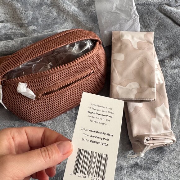 Dagne Dover Ace Fanny Pack | Warm Dust | Air Mesh | One Size | NEW - Picture 4 of 8